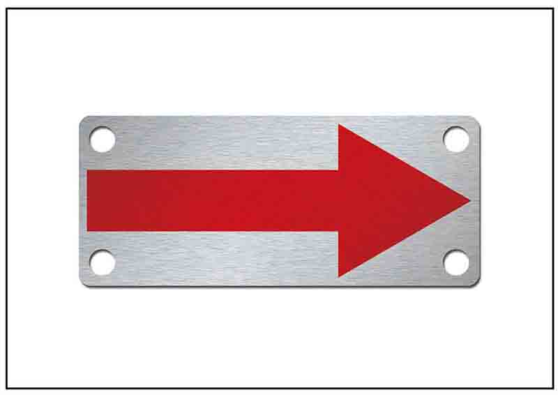 箭頭銘牌標(biāo)牌