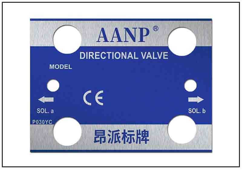 閥門通用銘牌標牌